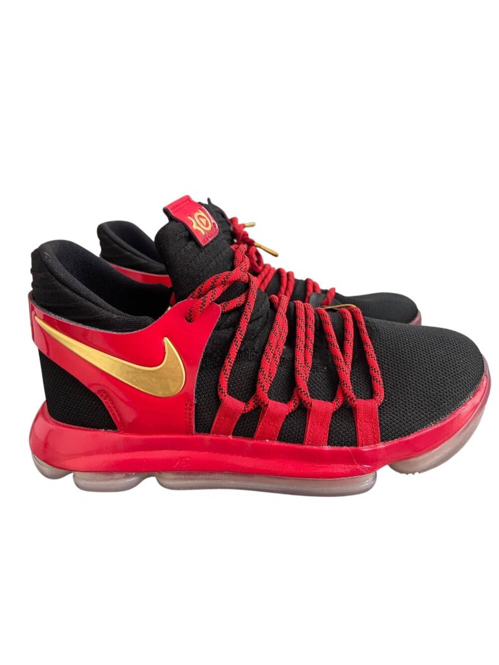 Nike Zoom KD 10 LE GS "Bred" Sneakers Youth Size 6Y